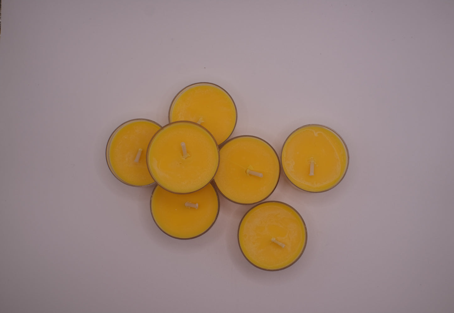 Limited Edition - Unscented Tealights - Box of 7 - Yellow
