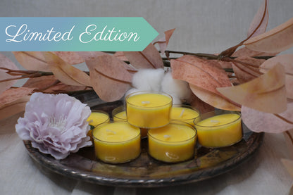 Limited Edition - Unscented Tealights - Box of 7 - Yellow