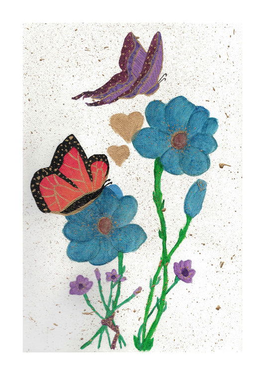 Artwork - Flowers & Butterflies